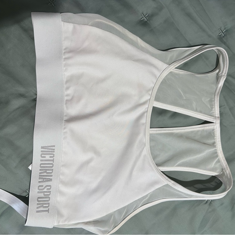 Victoria's Secret White Sports Bra
